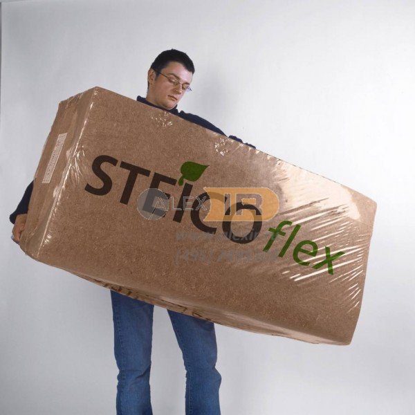 STEICO Flex (1220*575*80мм, цена за м2) Эластичная древесная теплоизоляция