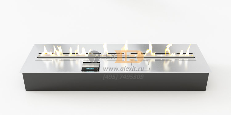 № 1Denver F drop-down brushed stainless steel with flame.jpg
