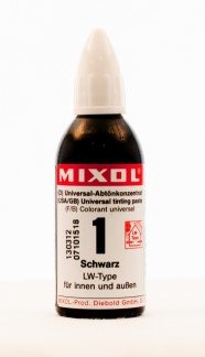 Mixol №1 Чёрный тип LW (колер) 20мл