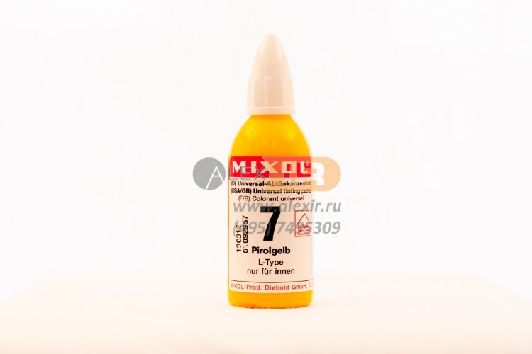 Mixol №7 канареечно-желтый тип L (колер концентрат)