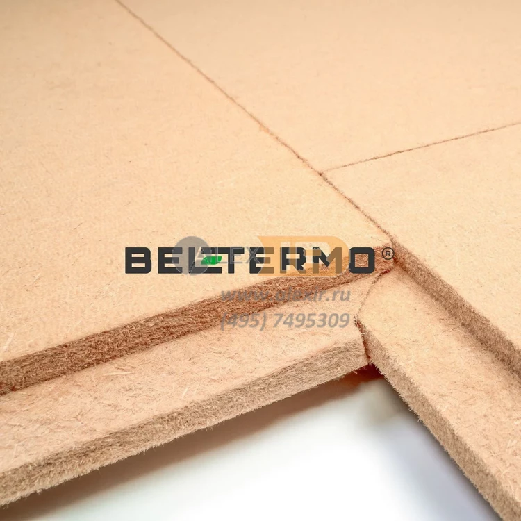 МДВП Белтермо Ветростоп - универсальная плита (шип-паз, 200-220кг/м3)